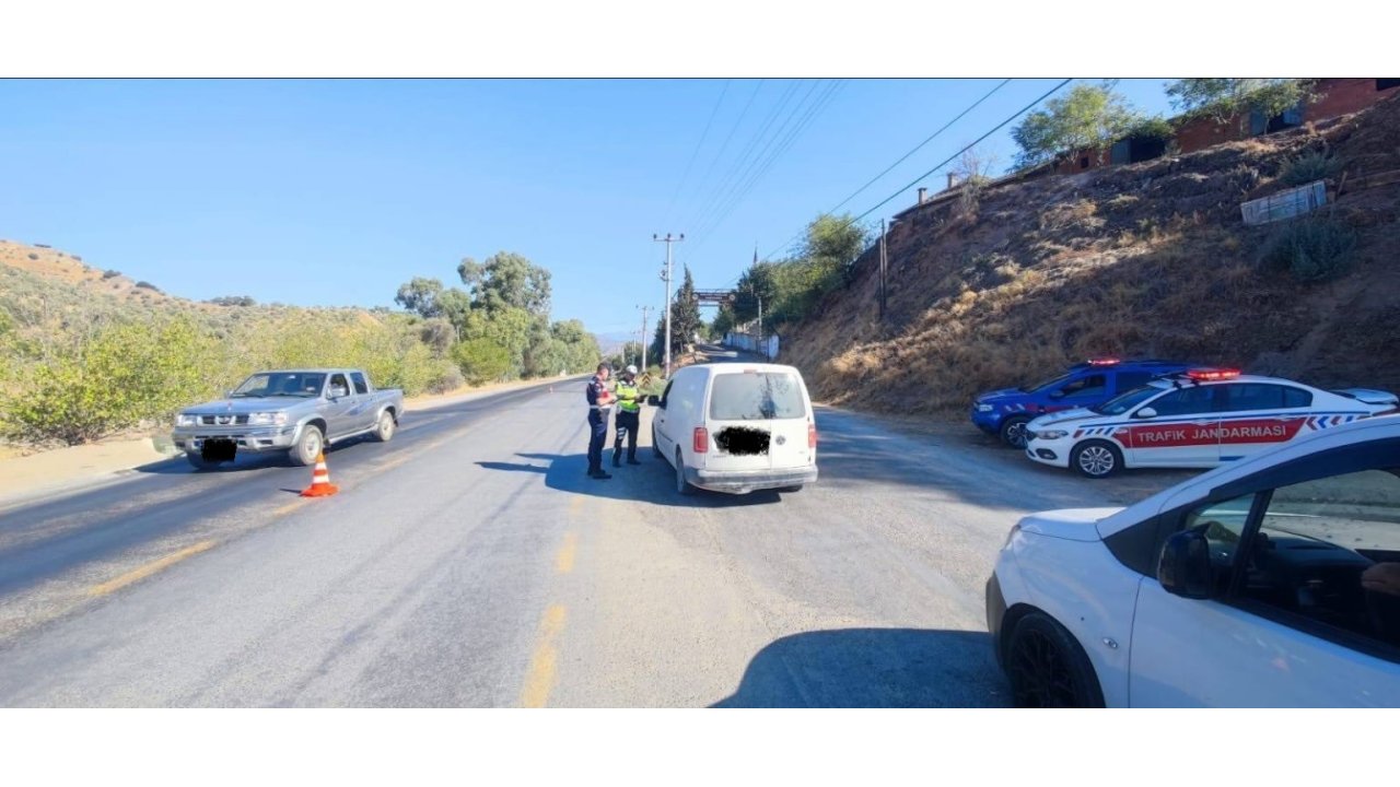 Köşk’te Jandarmadan Trafik Denetimi