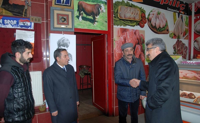 VALİ BİLMEZ, ESNAF ZİYARETLERİNDE BULUNDU