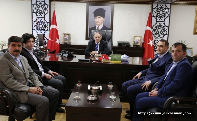 VALİ DOĞANAY, YUSUFELİ ESNAF VE SANATKÂRLAR ODASI’NIN YENİ YÖNETİMİNİ KABUL ETTİ