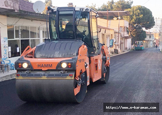 YOLLAR SICAK ASFALTLA BULUŞTU