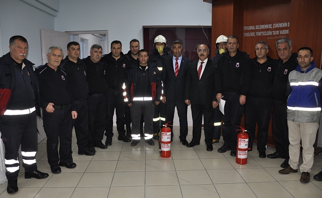 İtfaiye Müdürlüğü Yangın Tatbikatlarına devam ediyor