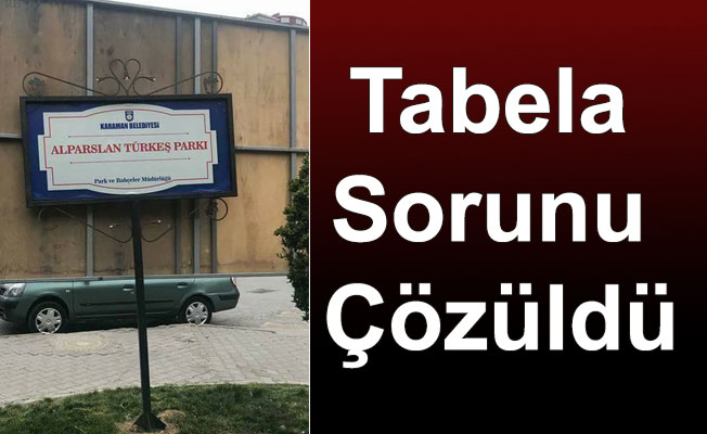 Tabela Sorunu Çözüldü