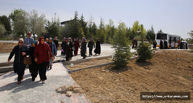 BELEDİYEDEN HANIMLARA ŞEHİR GEZİSİ