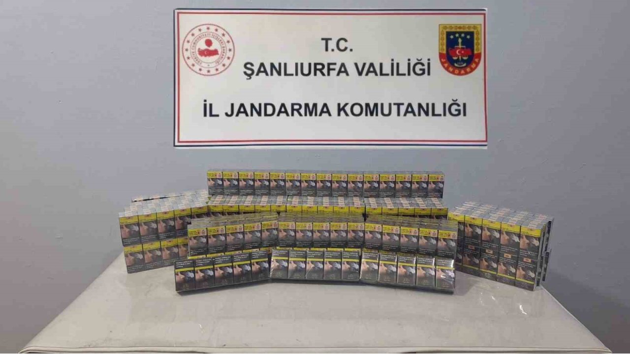 Viranşehir’de Bin 30 Paket Çaka Sigara Ele Geçirildi
