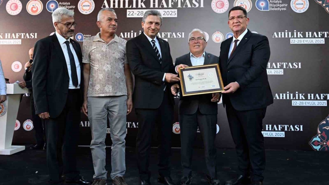Antalya’da Ahilik Haftası Kutlandı