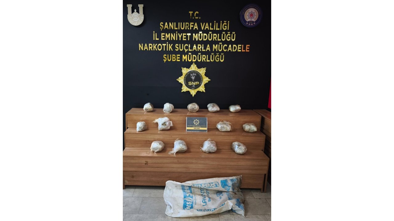 Şanlıurfa’da Otomobilde Uyuşturucuya 1 Gözaltı