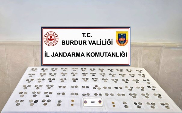 Burdur’da 195 Sikke Ele Geçirildi