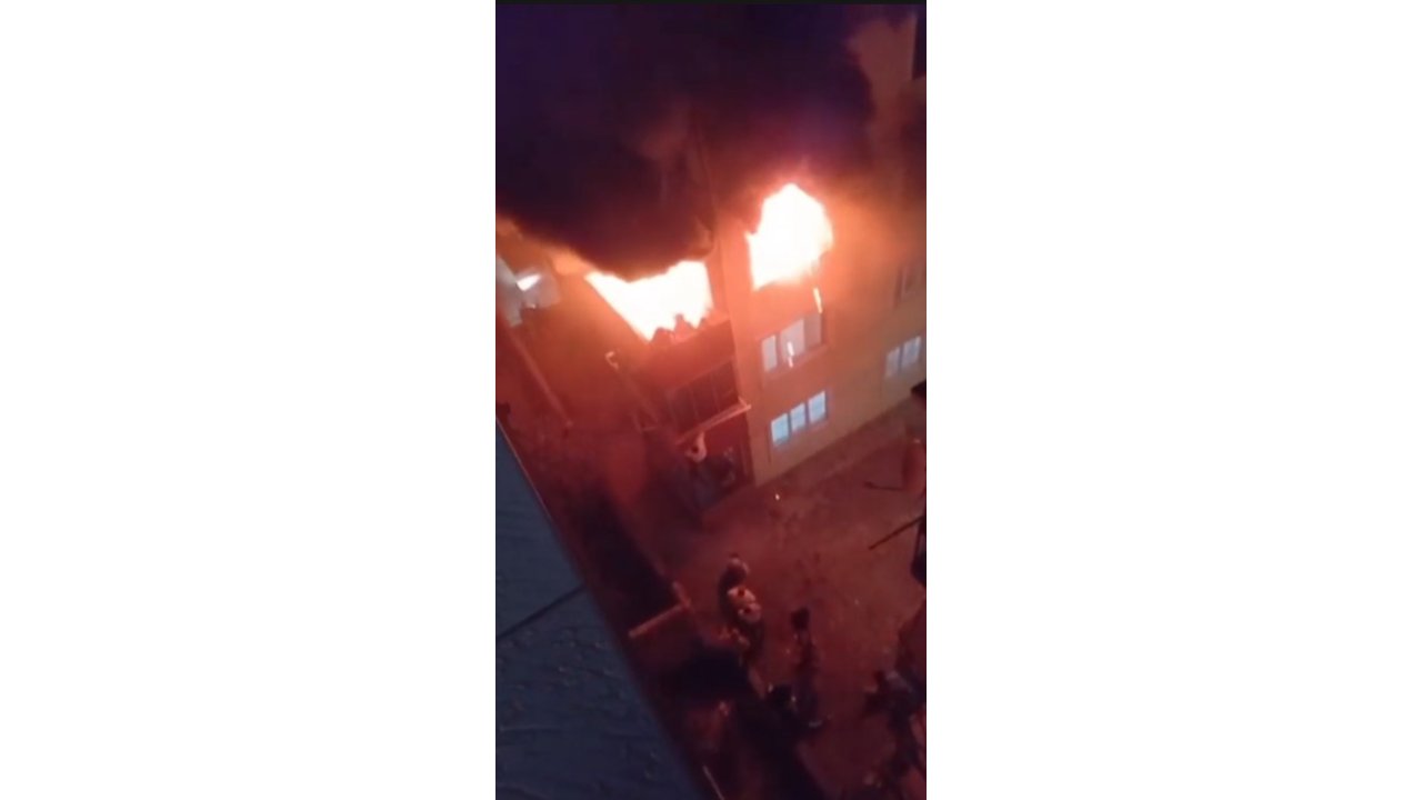 Bursa’daki Yangın Faciasında Dehşete Düşüren Görüntüler