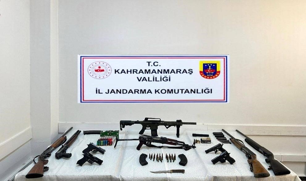 Kahramanmaraş’ta Silah Kaçakçılarına Baskın: 2 Tutuklama