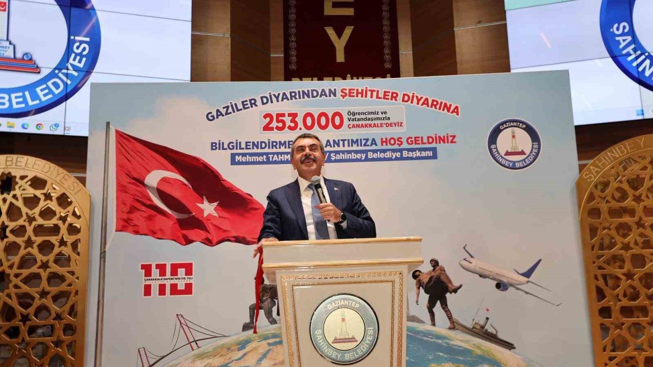 Milli Eğitim Bakanı Yusuf Tekin: