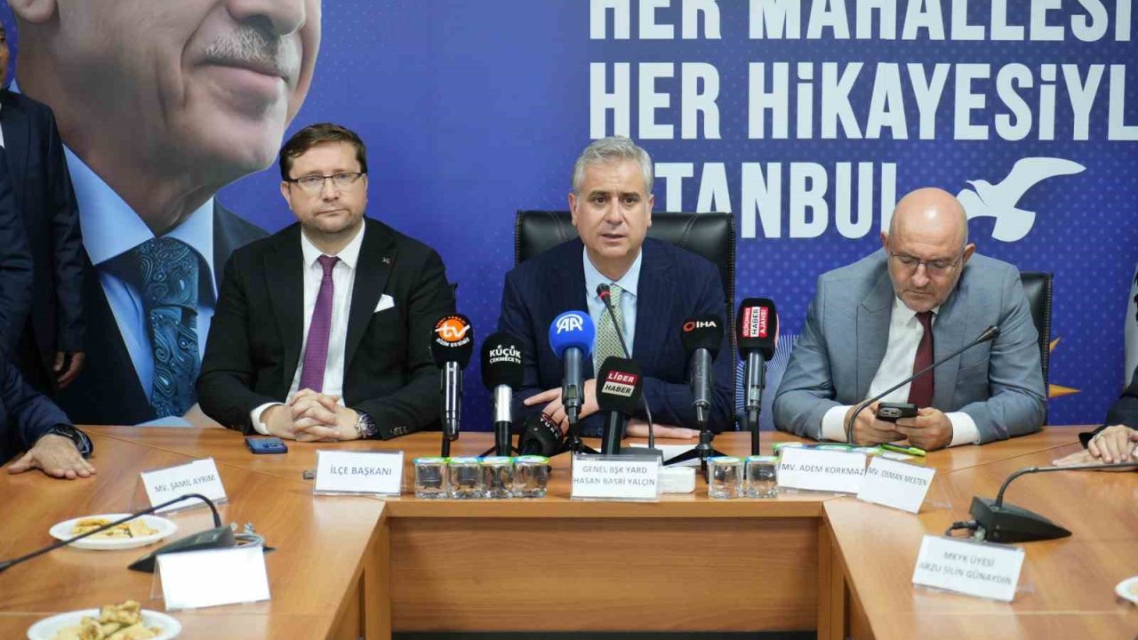 Ak Parti Genel Başkan Yardımcısı Yalçın: