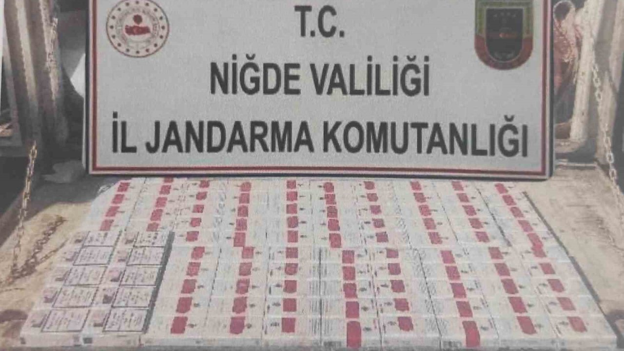 Niğde’de Yol Kontrolünde 370 Paket Kaçak Sigara Ele Geçirildi