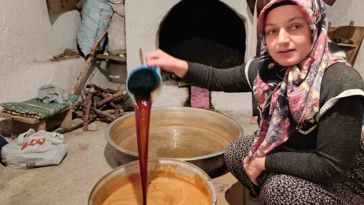 Yozgat’ta Pekmez Kazanları Kaynadı