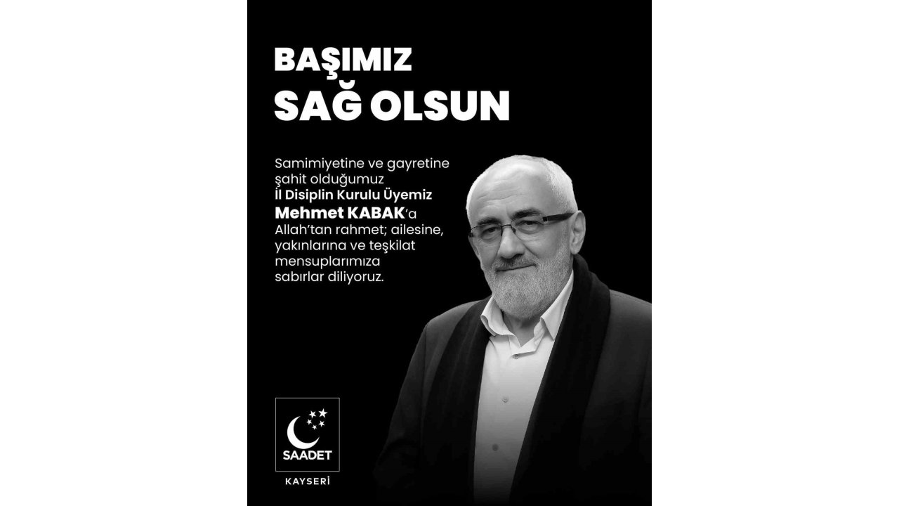 Mehmet Kabak Hayatını Kaybetti