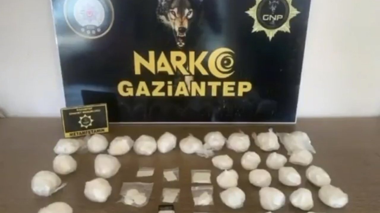 Gaziantep’te 2 Kilo Metamfetamin Ele Geçirildi: 2 Gözaltı