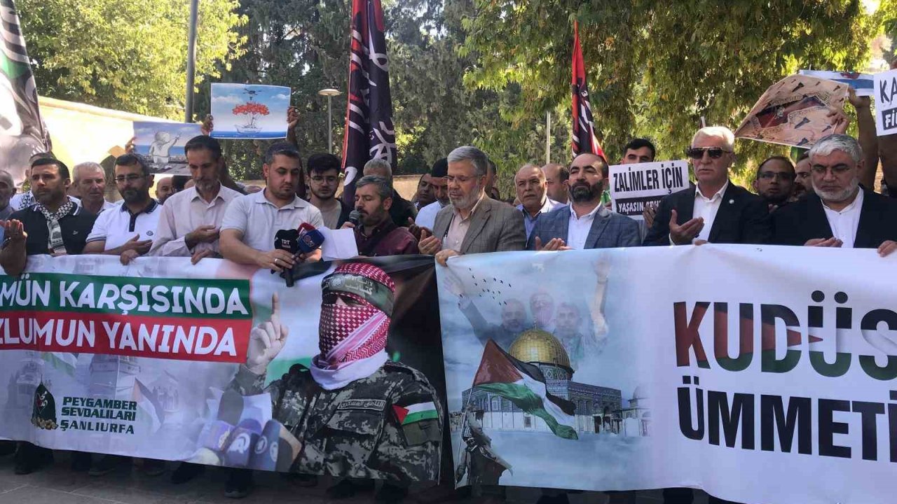 Şanlıurfa’da Sumud Filosu Ve Filistin’e Destek Açıklaması