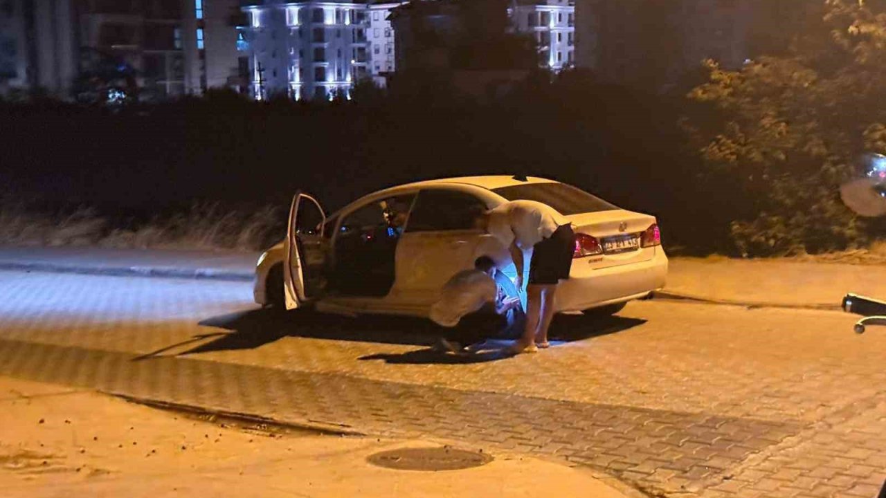 Gazipaşa’da Otomobille Motosikletin Çarpıştığı Kazada 1 Kişi Yaralandı