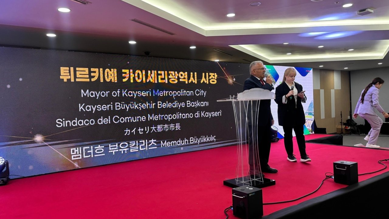 Başkan Büyükkılıç, Güney Kore’nin Kardeş Şehri Yongin’deki Onuruna Verilen Yemekte Konuştu