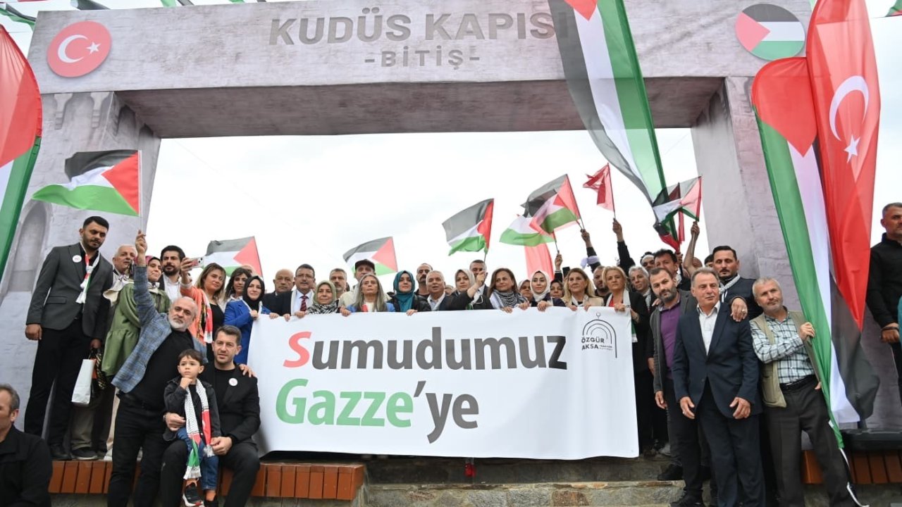 Trabzon Gazze İçin Yürüdü, Binlerce Kişi Tek Yürek Oldu