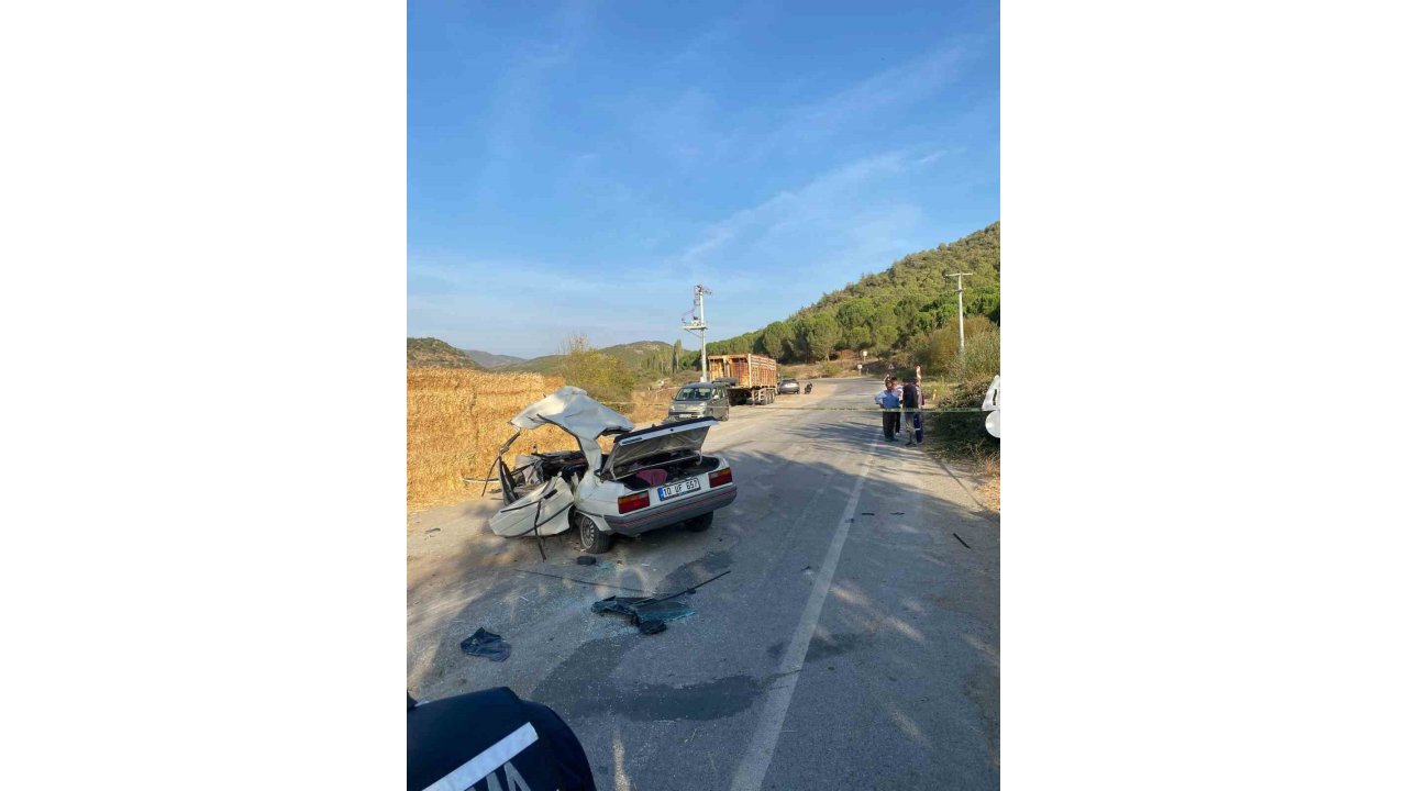 Bigadiç’te Trafik Kazası; 1 Ölü