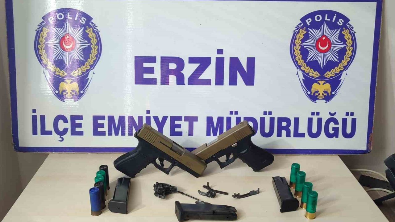 Erzin’de Silah Kaçakçılığı Operasyonu: 2 Tutuklama