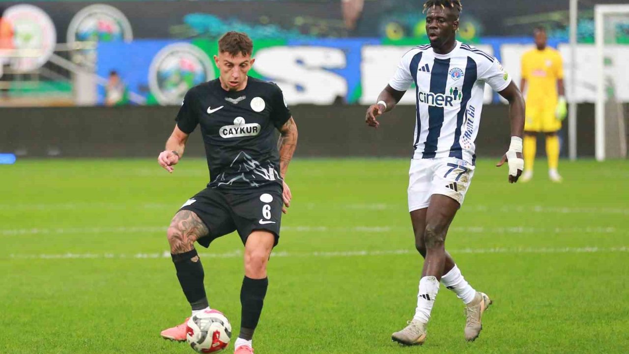 Trendyol Süper Lig: Çaykur Rizespor: 0 - Kasımpaşa: 1 (İlk Yarı)