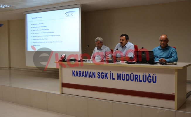 SGK YAPILANDIRMA BİLGİLENDİRME TOPLANTISI