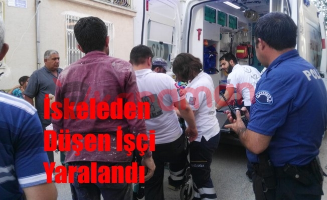 İskeleden Düşen İşçi Yaralandı