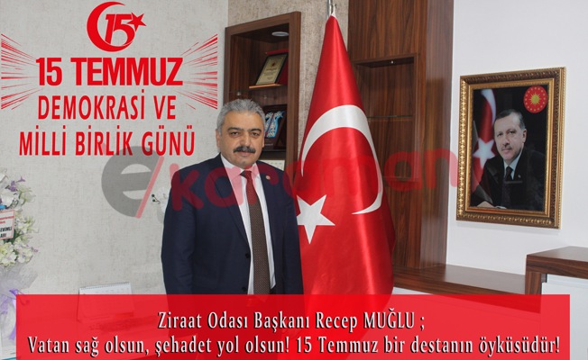 Muğlu;“Asla unutmayacağımız ve unutturmayacağımız