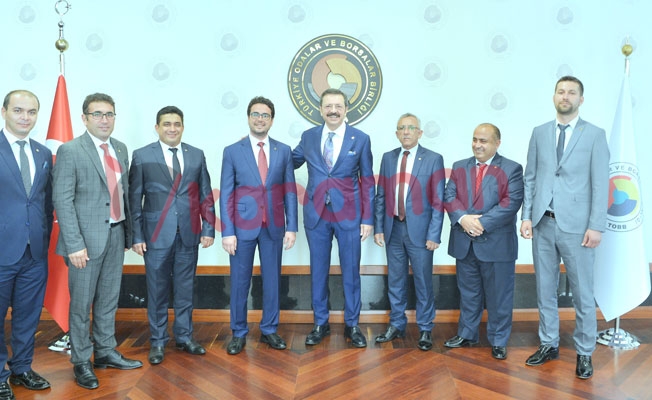 KARAMAN TİCARET VE SANAYİ ODASI'NDAN HİSARCIKLIOĞLU'NA HAYIRLI OLSUN ZİYARETİ