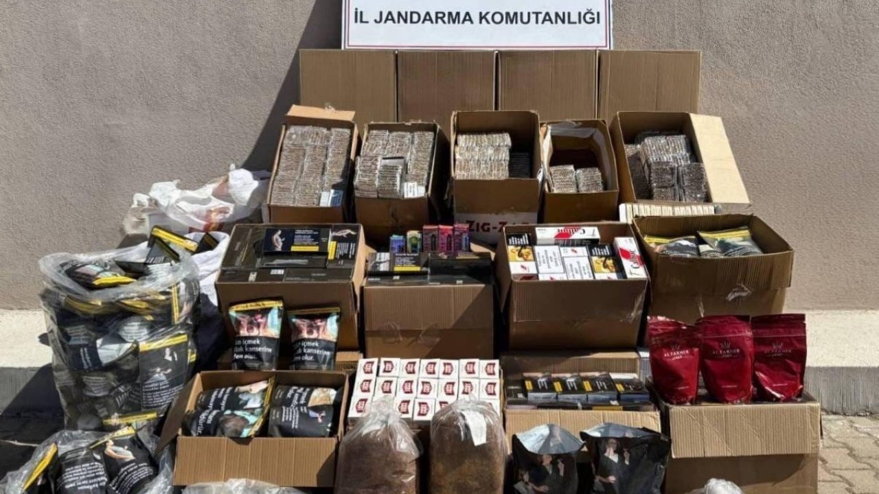 Uşak’ta Jandarmadan Kaçak Tütün Operasyonu