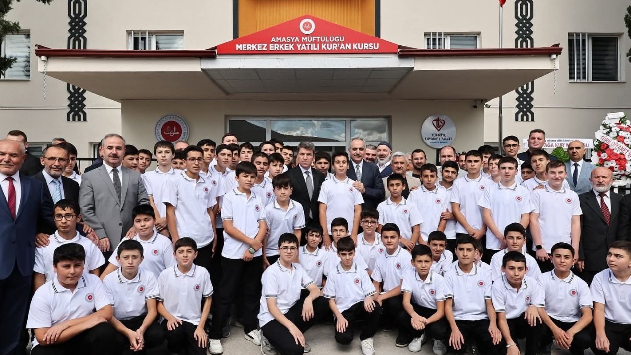 Amasya’da Erkek Kur’an Kursu Açılışı Dualarla Yapıldı