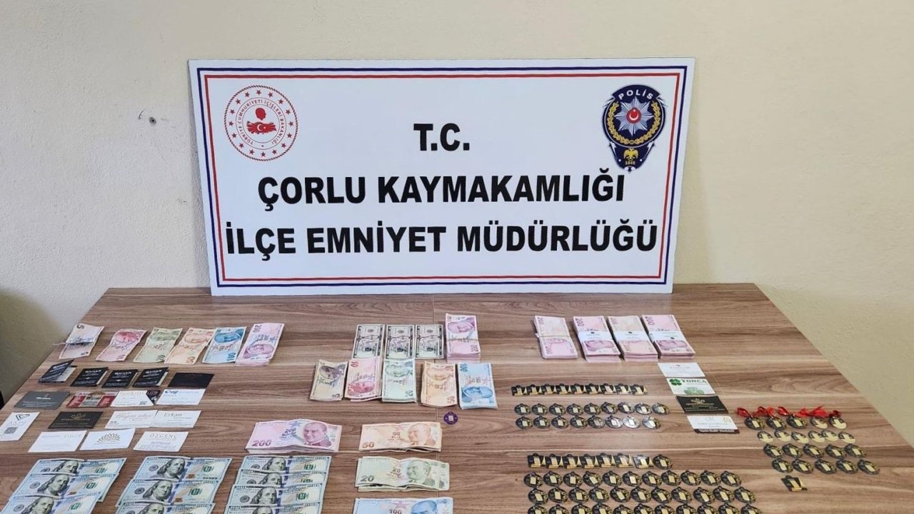 Çorlu’da Sahte Altın Operasyonu: 1 Tutuklama