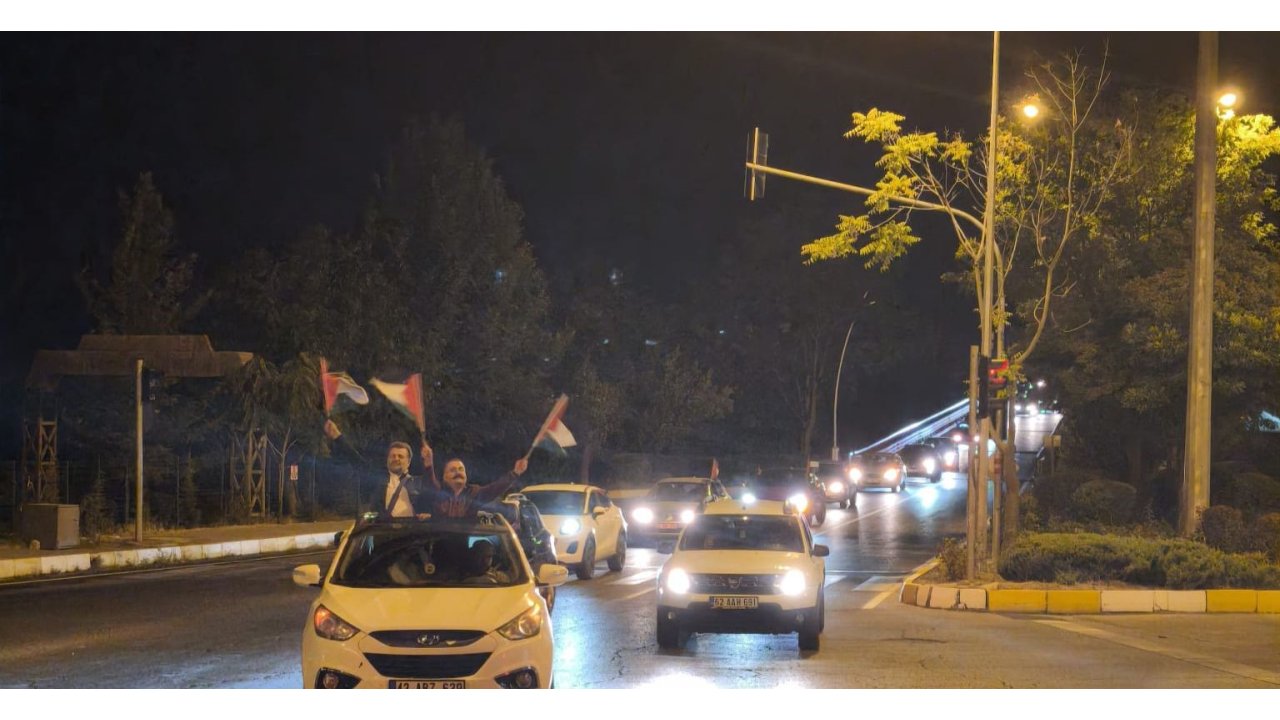 Tunceli’de Filistin’e Destek Konvoyu