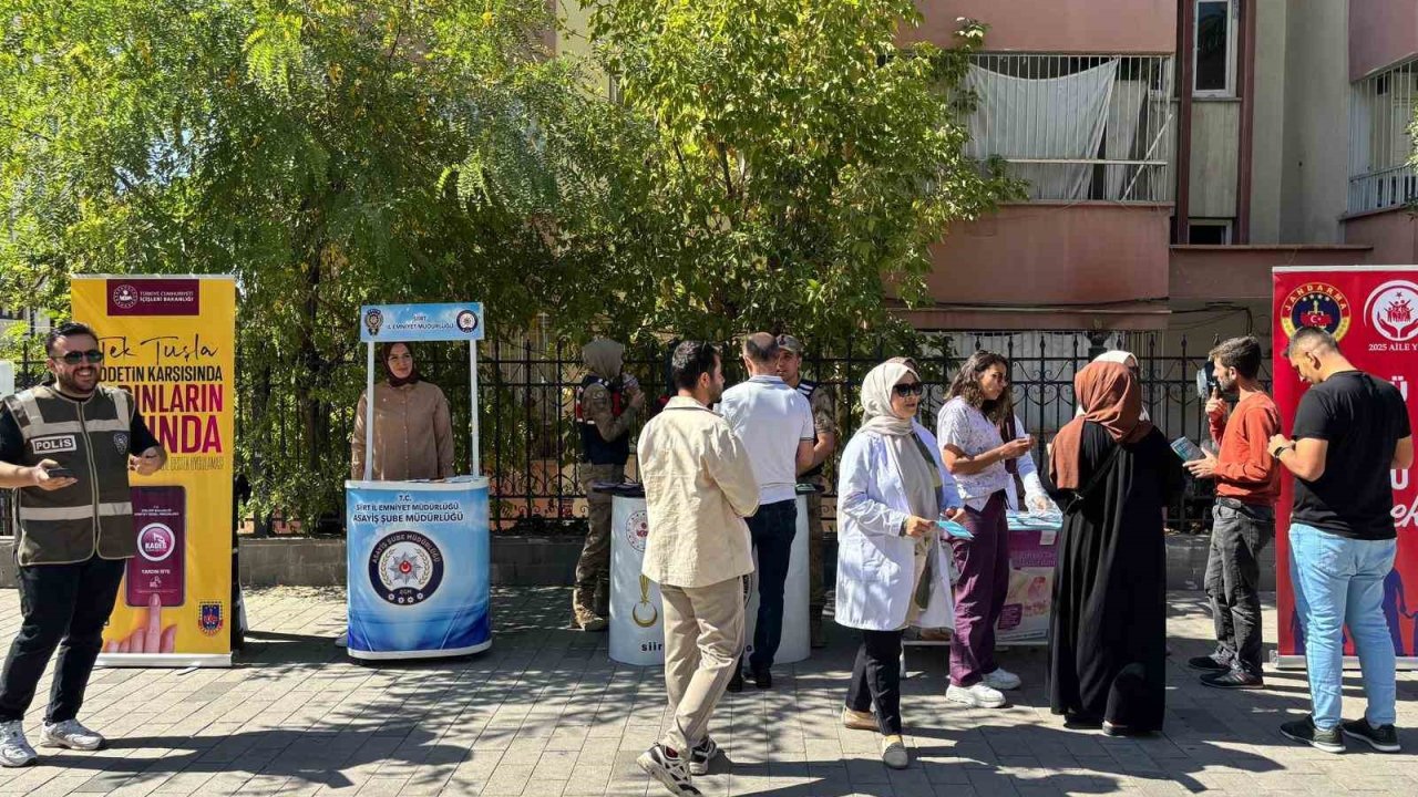 Siirt’te Şiddet Ve Bağımlılıkla Mücadele Etkinliği Düzenlendi