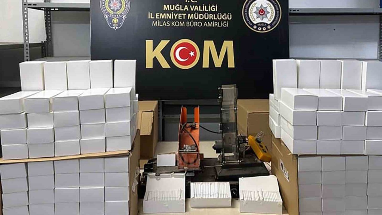 Muğla’nın 6 İlçesinde Kaçak Tütün Mamulleri Operasyonu