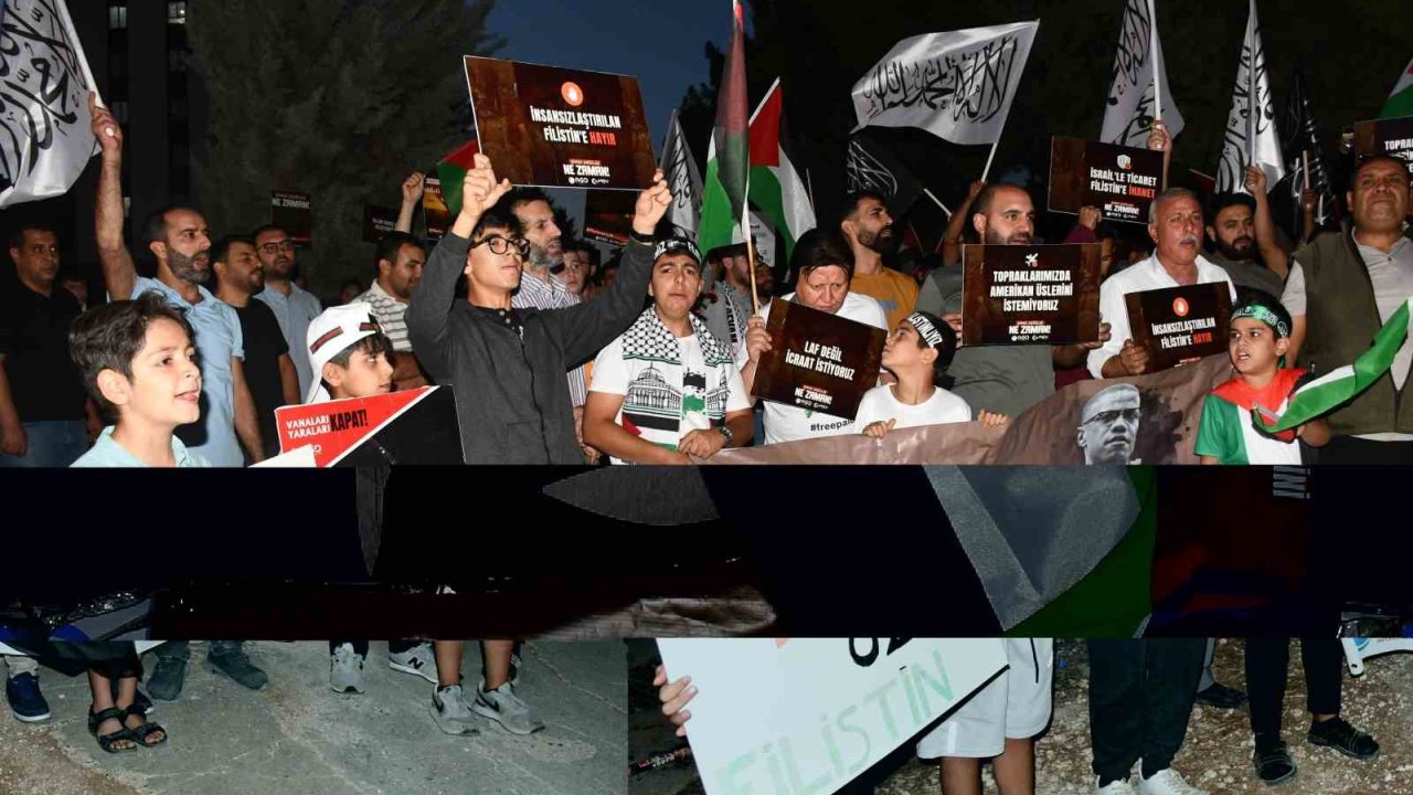 Siverek’te Sumud Filosu’na Destek Konvoyu