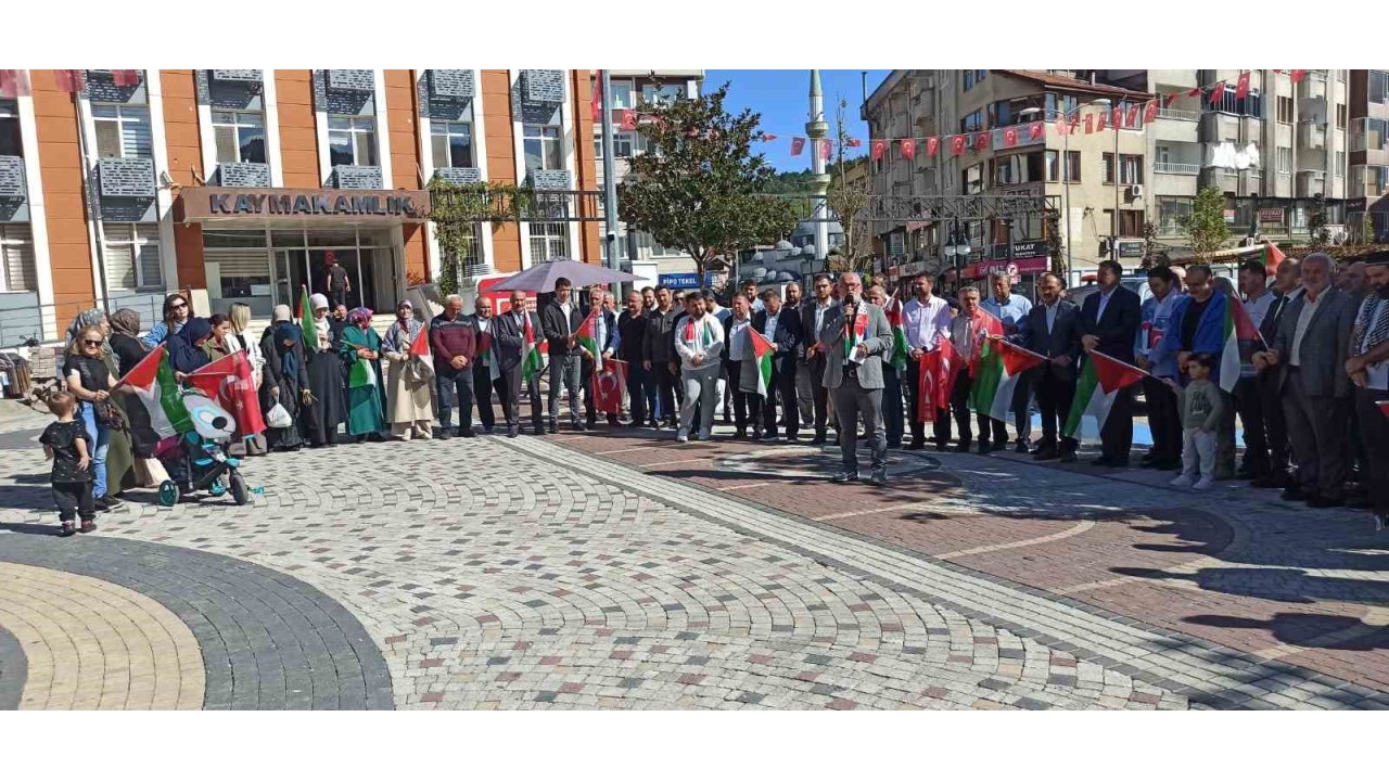 Devrek’ten Filistin’e Destek,