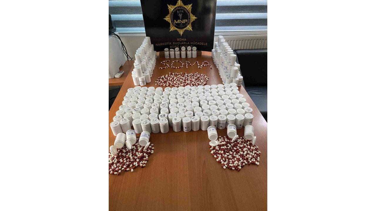 Manisa’da Uyuşturucu Operasyonu: 17 Bin Sentetik Ecza Ele Geçirildi