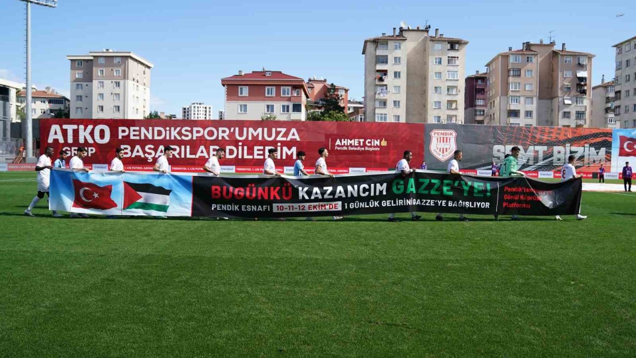 Pendikspor’dan, Gazze’ye Anlamlı Destek