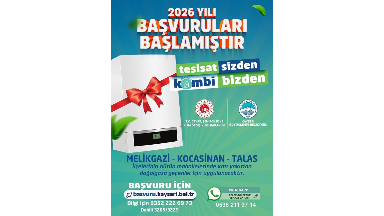 ’tesisat Sizden Kombi Bizden’ Başvuruları Başladı