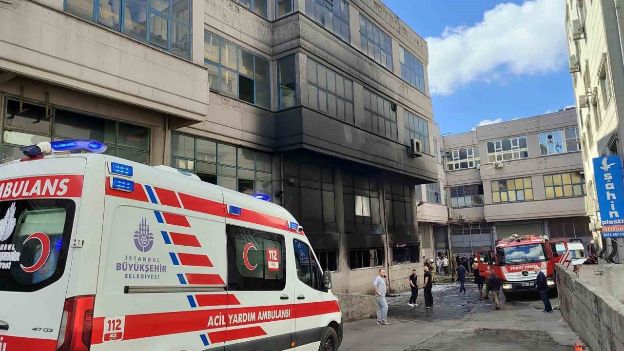 Eyüpsultan’da Plastik Üretim Atölyesinde Yangın