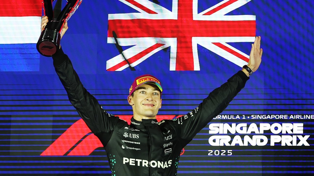 Singapur’da Kazanan George Russell