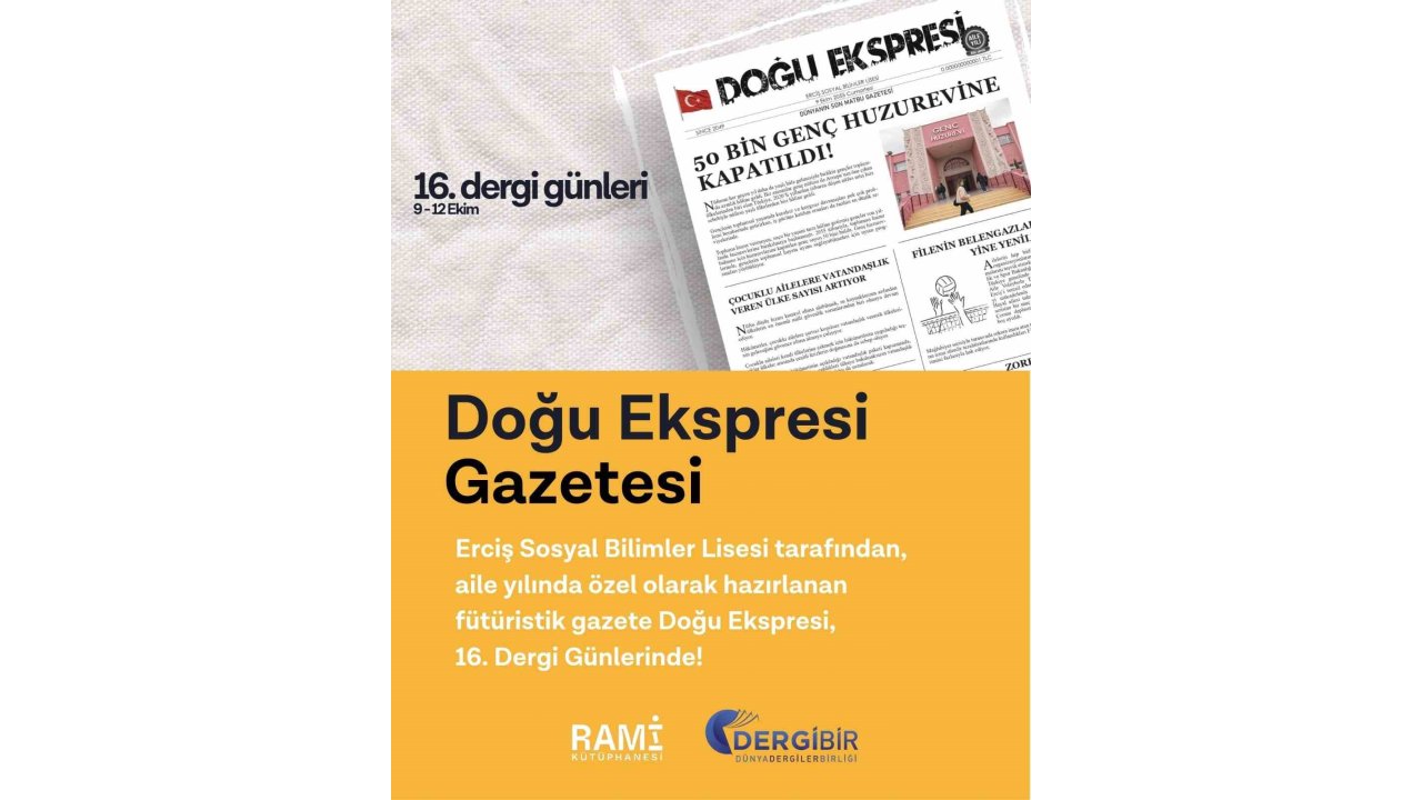 Doğu Ekspresi Gazetesi, Dergi Günleri’nde Okurlarıyla Buluşacak