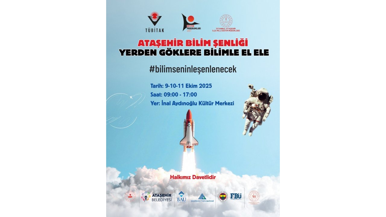 Ataşehir Bilim Şenliği Başlıyor:
