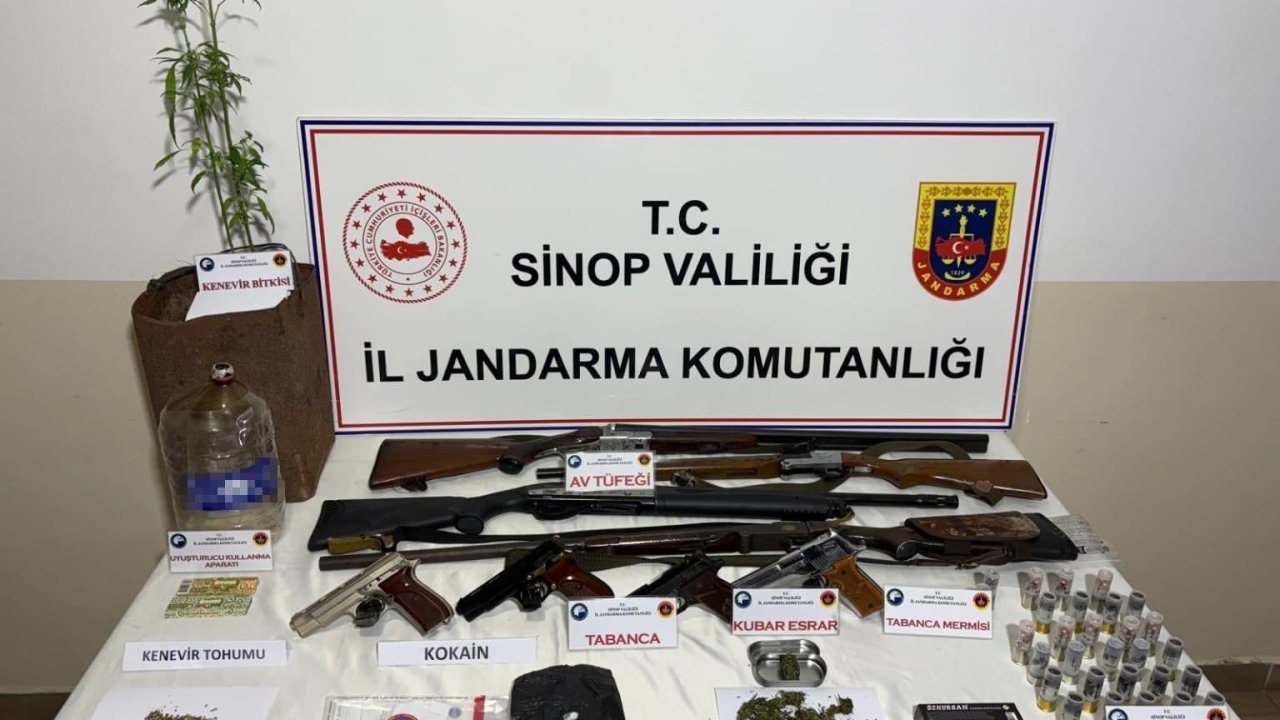 Sinop’ta Jandarmadan Uyuşturucu Operasyonu: 2 Gözaltı