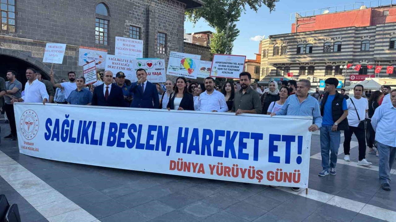 Diyarbakır’da Dünya Yürüyüş Günü Etkinliği