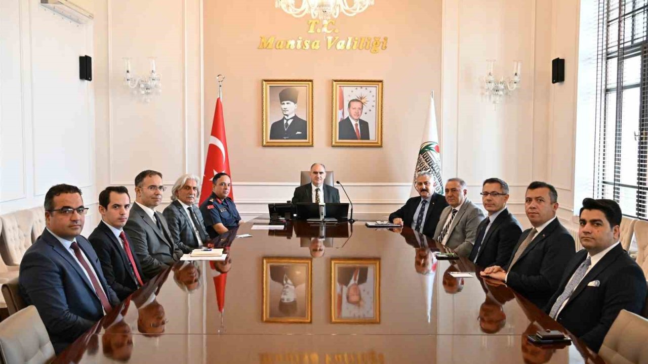 Manisa’da Eylül Ayı Asayiş Ve Güvenlik Konuları Değerlendirildi