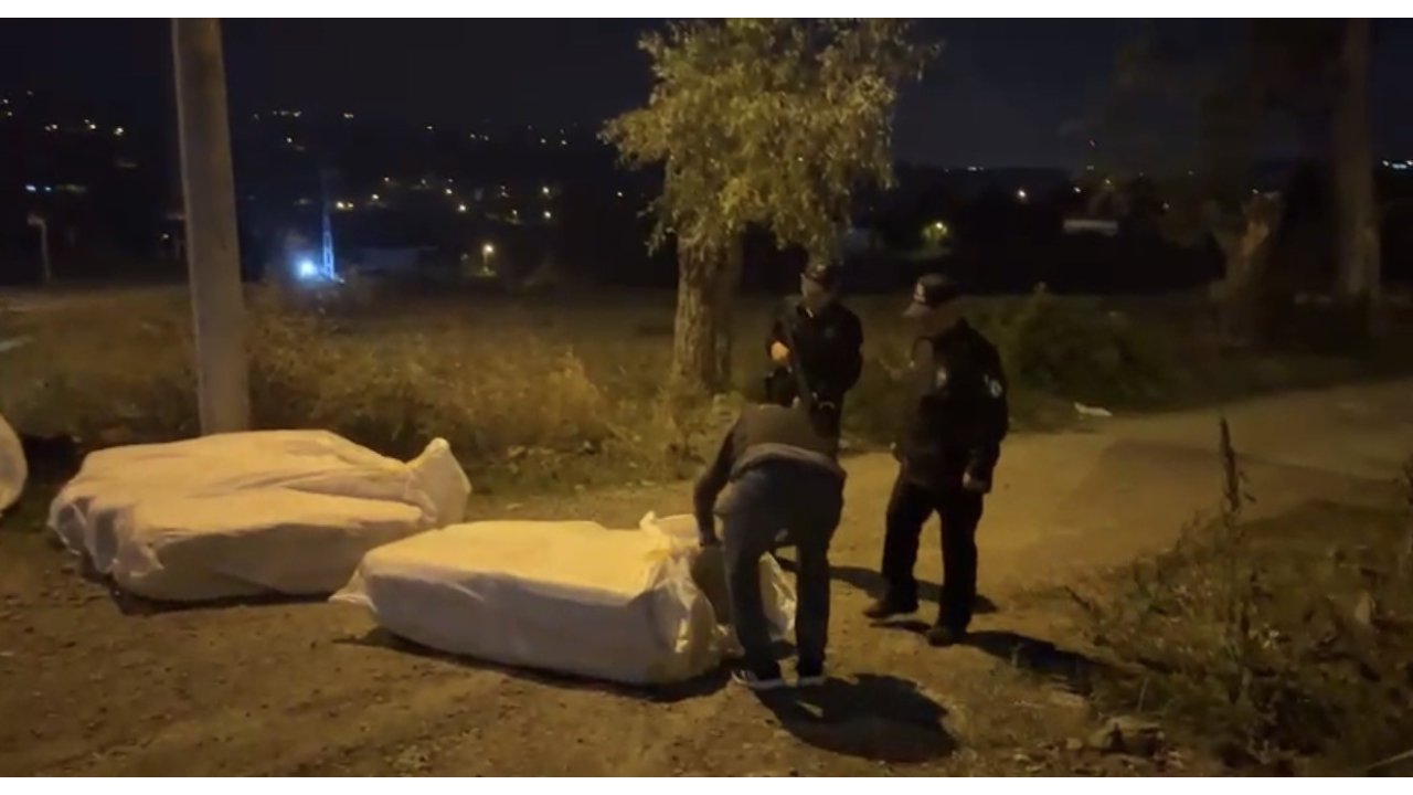 Samsun’da Gece Açık Alandaki Çuvallardan 215 Bin Uyuşturucu Ele Geçirildi: 2 Gözaltı