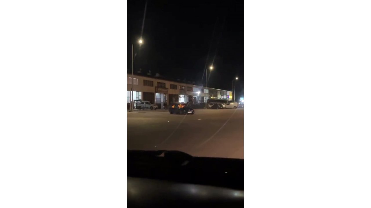 Polis Aracının Önünde Drift Attı, Faturası Ağır Oldu